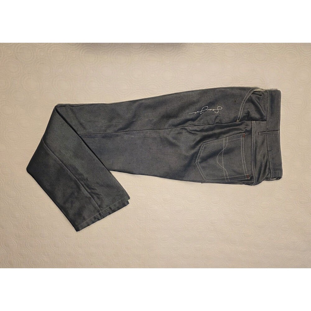 Sean John Vintage Y2K Mens Jeans 30 Polished Silvery Gray Straight Leg